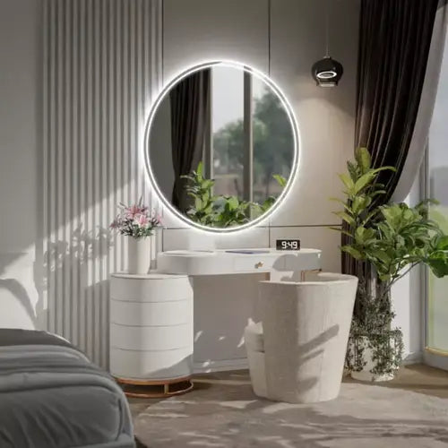 Miroir LED 120 cm avec style moderne et montage facile