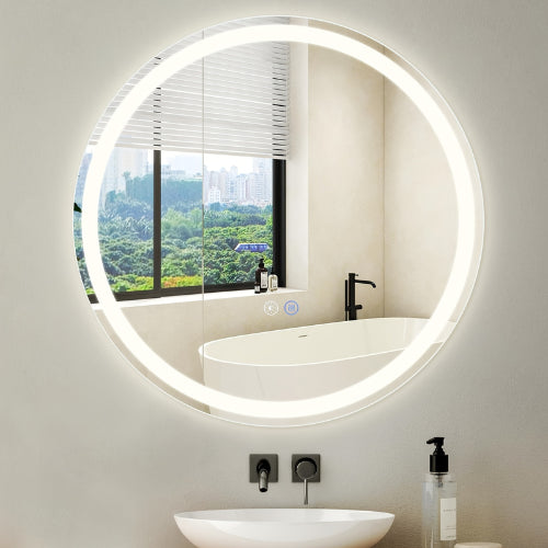 Miroir Led Rond Salle De Bain de 70 cm de diamètre pour une salle de bain moderne