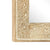 Détail du cadre en bois sculpté à la main du miroir oriental.