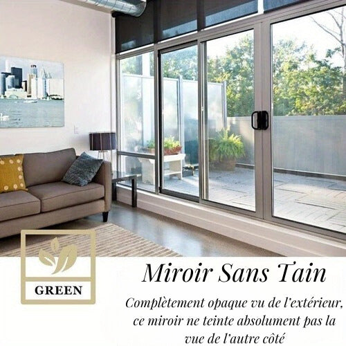 Film miroir sans tain offrant une intimité totale et un style élégant pour fenêtres