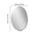 Miroir simple salle de bain 80x60, dimensions idéales pour un espace lumineux et agrandi.